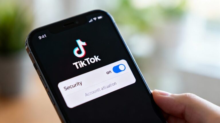 Ative a segurança da sua conta TikTok agora.