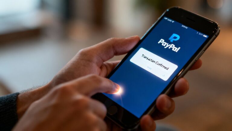 Tela de confirmação de pagamento no PayPal.