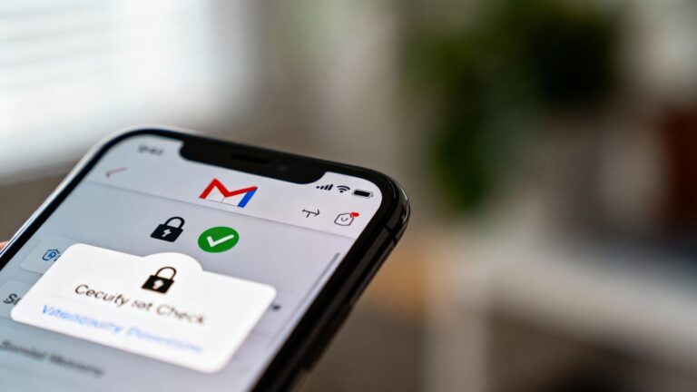 Tela do Gmail com verificação de segurança em duas etapas.