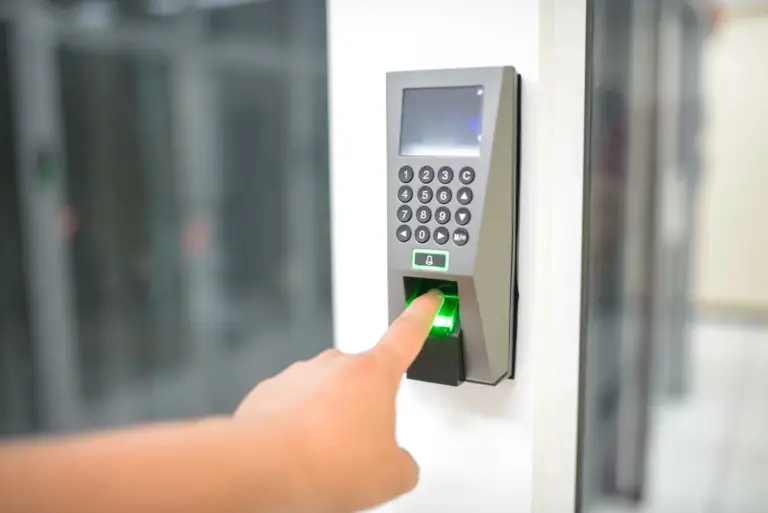 Leitor de impressão digital de segurança